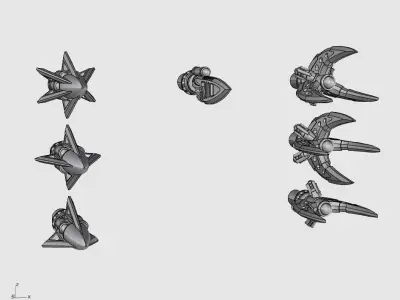 SUTURUS PATTERN DOMINATOR HARPOON OF DOOM 3D print model