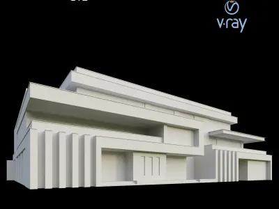 Modern Villa Design 001 3D model