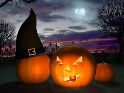 Halloween Jack O Lantern Pumpkin 3D model