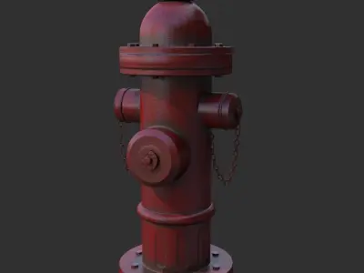Fire Hydrant 3D model 44