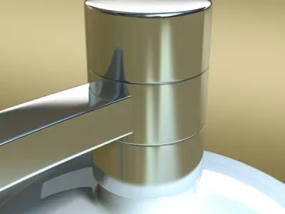 Modern Table Lamp 01 AS1C 3D model