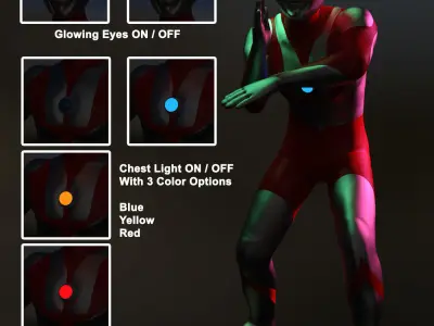 Ultraman for G8M - DAZ Outfit 3D model