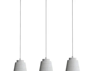 Bolero 3 pendant light 3D model