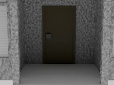 Soviet-Style Apartment Building 3D Model Free low-poly 3D model