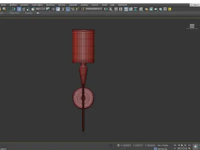 Tate Sconce Low-poly 3D model