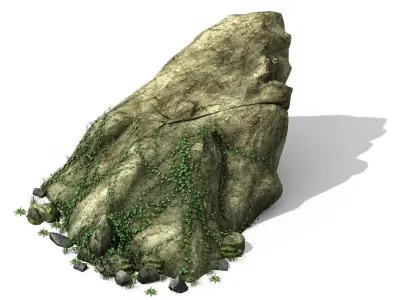 Explore the mountains - Rock 06 3D model