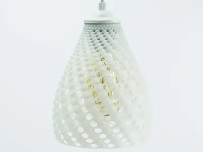 FIBONNACCI PENDANT ILLUMION 3D print model