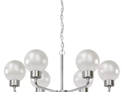 Priscis prissida light chrome chandelier 3D model