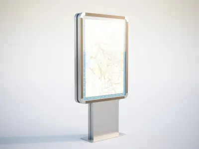 Information board 3D model