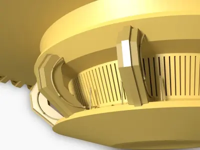 Original space craft 3D model