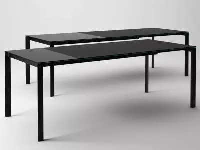 Menu two tables 3D model