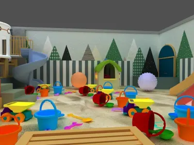 Children  playground 3D model