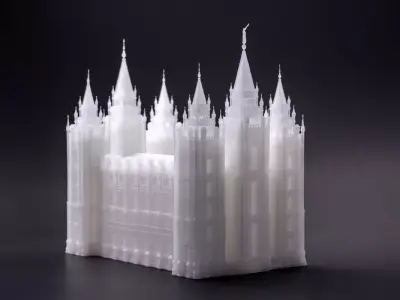 Salt Lake City Temple 3D print model