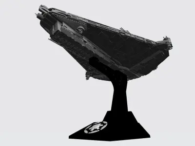 Star Wars Vigil-class imperial corvette 3D print model