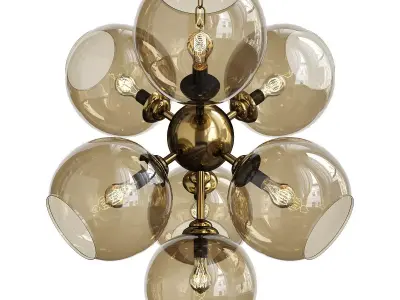 Bubble Glass Bronze Low-poly 3D model