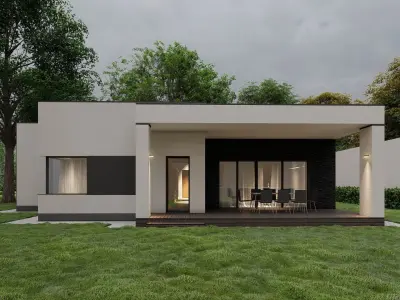  modern Residential house 3D model
