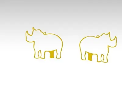20 beautiful earring collection 3D print model