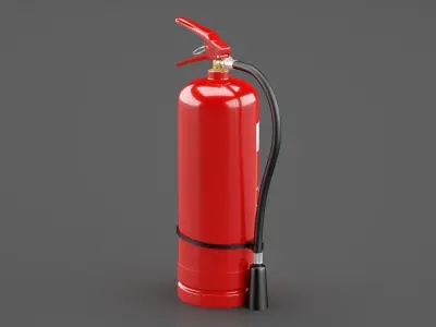 Fire Extinguisher 3D model 28