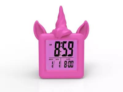 Clock Table Clock Table Light Clock 3D model