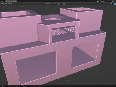 Out door Stove grill 3D model
