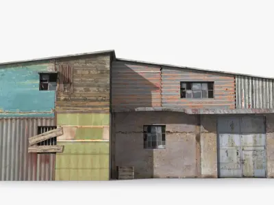 Slum x15 Low-poly 3D model purchase