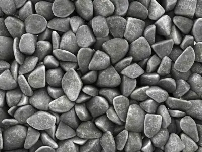 Gravel Low decorative n5 3D model