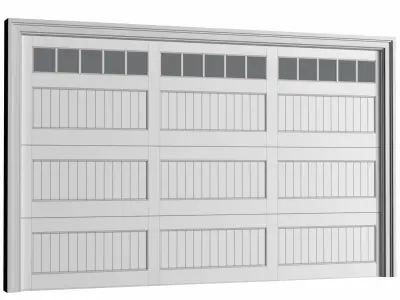 Automatic Classic Modern Garage Doors  3D model