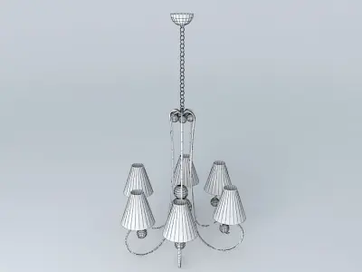 beautiful ceiling lamp Free 3D model