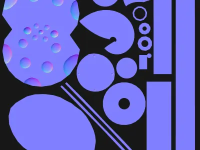 EB Atom Ceiling Fixture 3D model