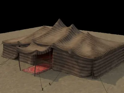 Arabian tent  3D model