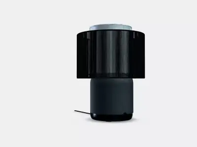 SYMFONISK Speaker lamp w Wi-Fi textile shade Low-poly 3D model