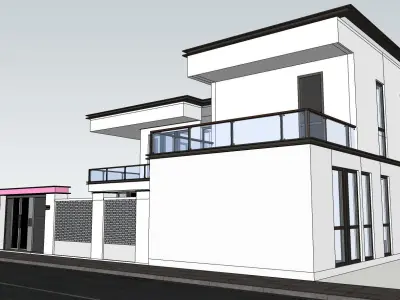 Casa Villa - 11 Modern SketchUp 3D Model 3D model