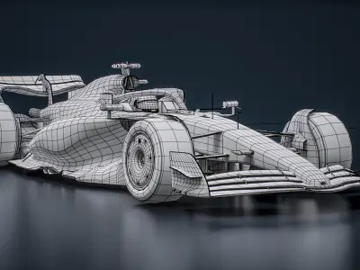  McLaren MCL39 F1 2025 Formula 1 Race Car 