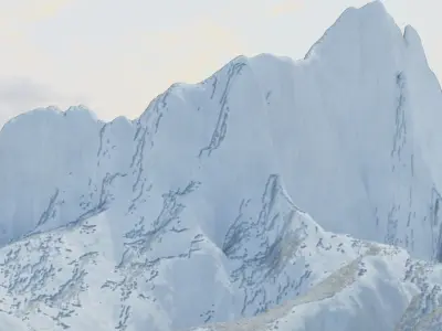 Mountain Terrain 1a 3D model