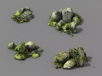 Explore the mountains - Rocks 04 3D model