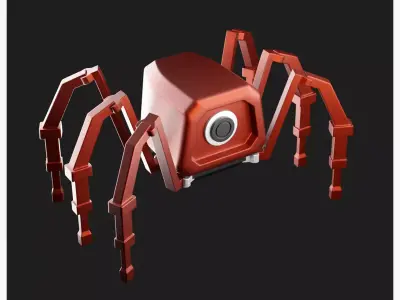 Spider Robotic 3D Model 3D print model