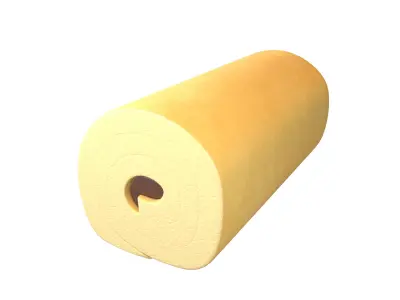 Swiss Roll v1 002 Low-poly 3D model