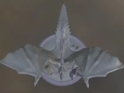 Dragon of Crystal 3D print model