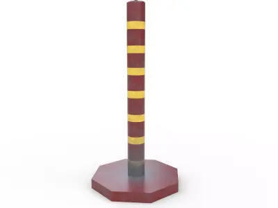 Traffic Cones - PBR Low-poly 3D model