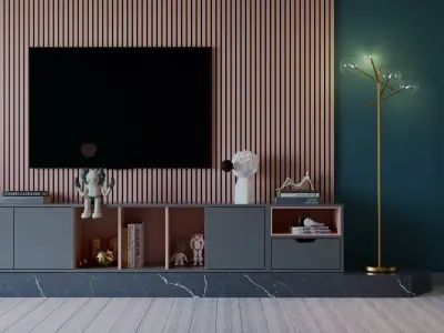 3D Bedroom Design 3D model
