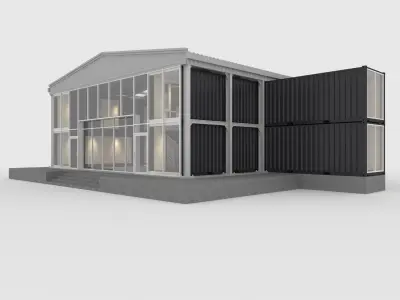 Container House 1 3D model