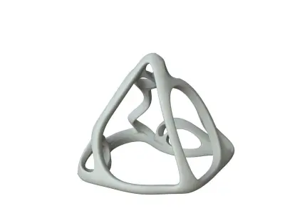 SciFi Cube Object No 64215 Low Poly Shape Low-poly 3D model