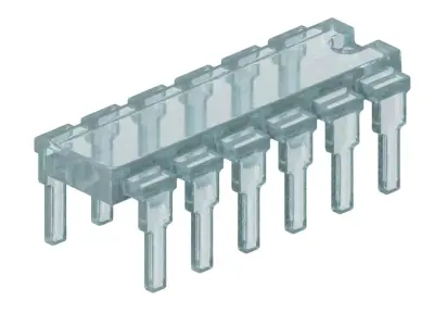 Transparent IC Chip Toy 3D model