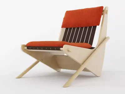 Boomerang chair 3D model
