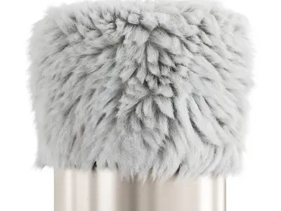 Doutzen Accent Stool 3D model