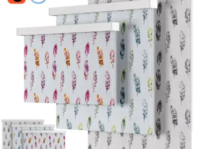 Roller Blind 41 Next Feather Mist 3D model