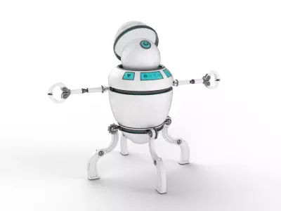 Rob 3000 Low-poly 3D model