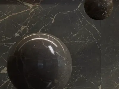 Marble set 09 - Bundle - 2 types Black Marble Texture