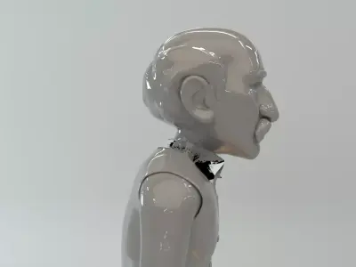 Old man pose-1 3D print model