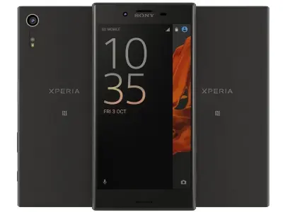 Sony Xperia XZ Mineral black 3D model